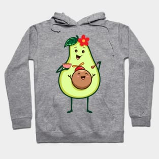 avocado mum feeding baby Hoodie